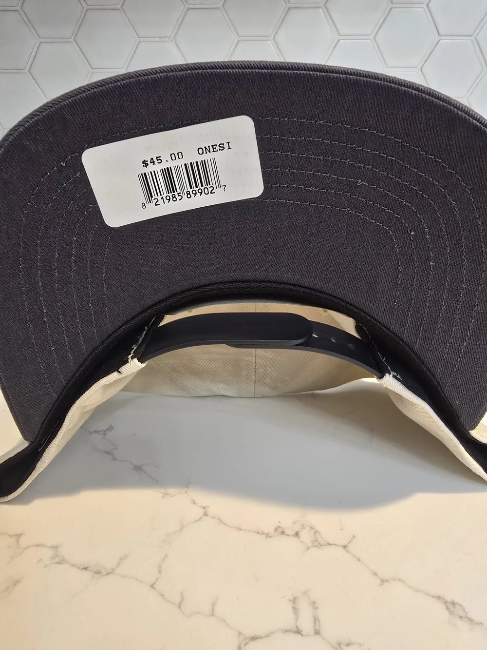 Nike New York Knicks 2026 NBA Champions Two-Tone Hat - Cream & Navy